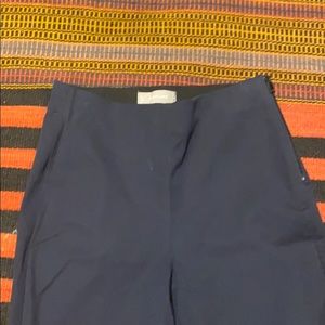 Everlane side zip navy stretch pant